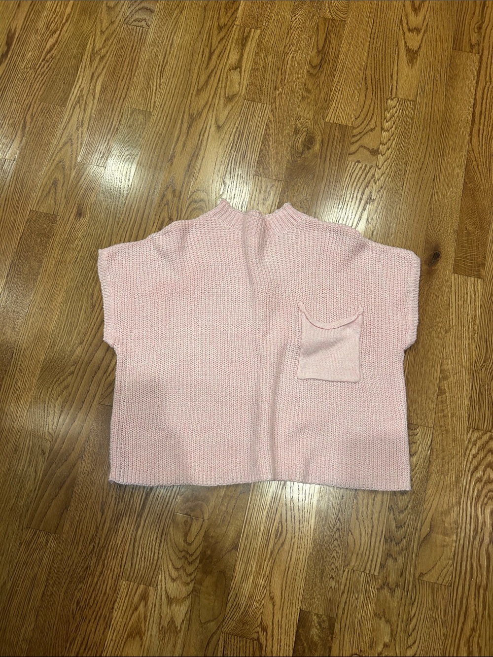 Pink Mock Neck Sweater
